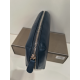 Trousse de toilette ou maquillage en cuir marine "Adapell"