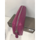 Trousse de toilette ou maquillage en cuir vert  anis "Adapell"