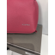 Trousse de toilette ou maquillage en cuir fuchsia "Adapell"