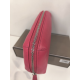 Trousse de toilette ou maquillage en cuir fuchsia "Adapell"