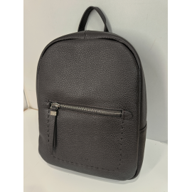 Sac à dos en cuir noir "Francinel "