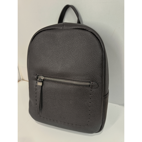 Sac à dos en cuir noir "Francinel "