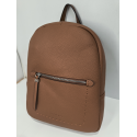 Sac à dos en cuir camel "Francinel "