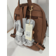 Sac à dos en cuir marine "Francinel "
