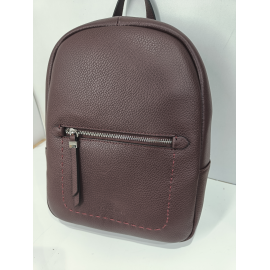 Sac à dos en cuir taupe "Francinel "