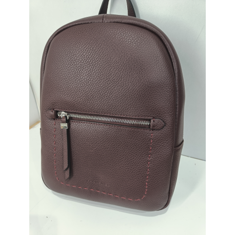 Sac à dos en cuir taupe "Francinel "