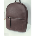 Sac à dos en cuir bordeaux "Francinel "