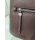 Sac à dos en cuir taupe "Francinel "