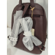 Sac à dos en cuir taupe "Francinel "