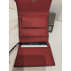 Porte monnaie plat en cuir vert anis  "Adapell"