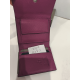 Porte monnaie plat en cuir rouge  "Adapell"