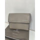 Porte monnaie plat en cuir rose  "Adapell"
