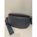 Sac banane en cuir marine  "Francinel"