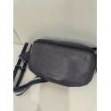 Sac banane en cuir bleu  "Francinel"