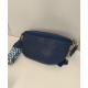 Sac banane en cuir bleu  "Francinel"