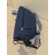 Sac banane en cuir bleu  "Francinel"