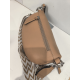 Sac banane en cuir vert "Francinel"