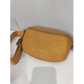 Sac banane en cuir taupe/beige "Francinel"