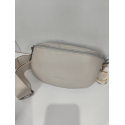 Sac banane en cuir beige "Francinel"