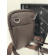 Petite pochette en cuir marron de 18 cm "Adapell"