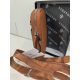 Petite pochette en cuir camel de 18 cm "Adapell"
