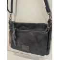 Sac en synthétique plat en noir "Mia-Joy"