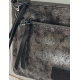 Sac en synthétique plat en noir "Mia-Joy"