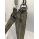 Sac en synthétique plat en noir/gris métallisée "Mia-Joy"