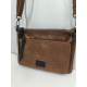 Sac en synthétique plat en kaki/noir "Mia-Joy"