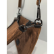 Sac en synthétique plat en kaki/noir "Mia-Joy"