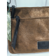 Sac en synthétique plat en kaki/noir "Mia-Joy"