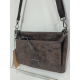Sac en synthétique plat en bordeaux "Mia-Joy"