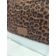 Sac en synthétique plat en marron "Mia-Joy"