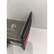 Porte carte plat en cuir fuchsia "Adapell"