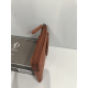 Porte monnaie plat en cuir prune "Adapell"