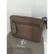 Porte monnaie plat en cuir camel "Adapell"