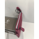 Porte monnaie plat en cuir rouge "Adapell"