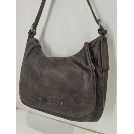 Sac  en cuir noir "Mocca"