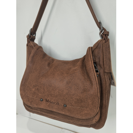 Sac  en cuir marron "Mocca"
