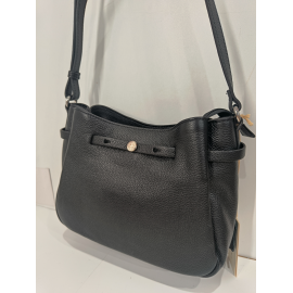 Sac  en cuir noir "Mocca"