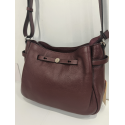 Sac  en cuir bordeaux "Francinel"