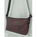 Sac  en cuir bordeaux "Francinel"