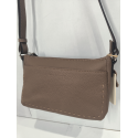 Sac  en cuir taupe "Francinel"