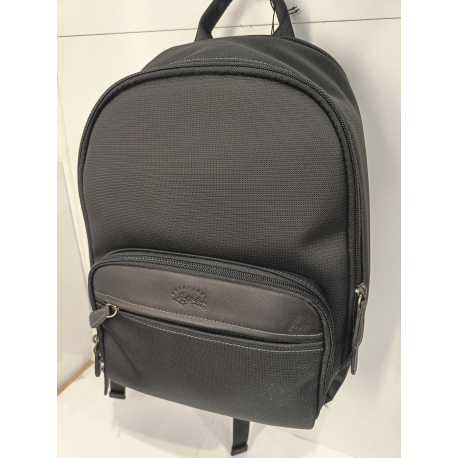 Sac a dos en synthétique et cuir noir "Francinel"