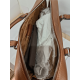 Porte Document en cuir camel "francinel"