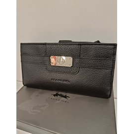 Compagnon en cuir noir -Francinel-