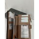 Compagnon en cuir noir -Francinel-